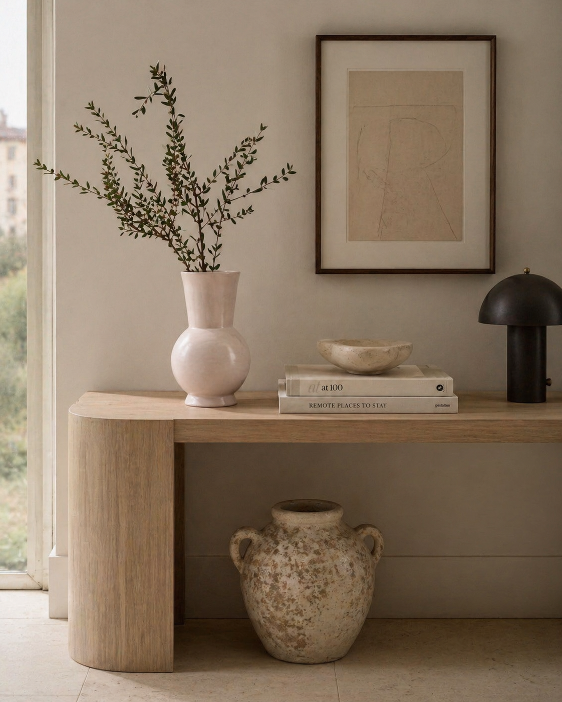 Fez Blush Ceramic Vase