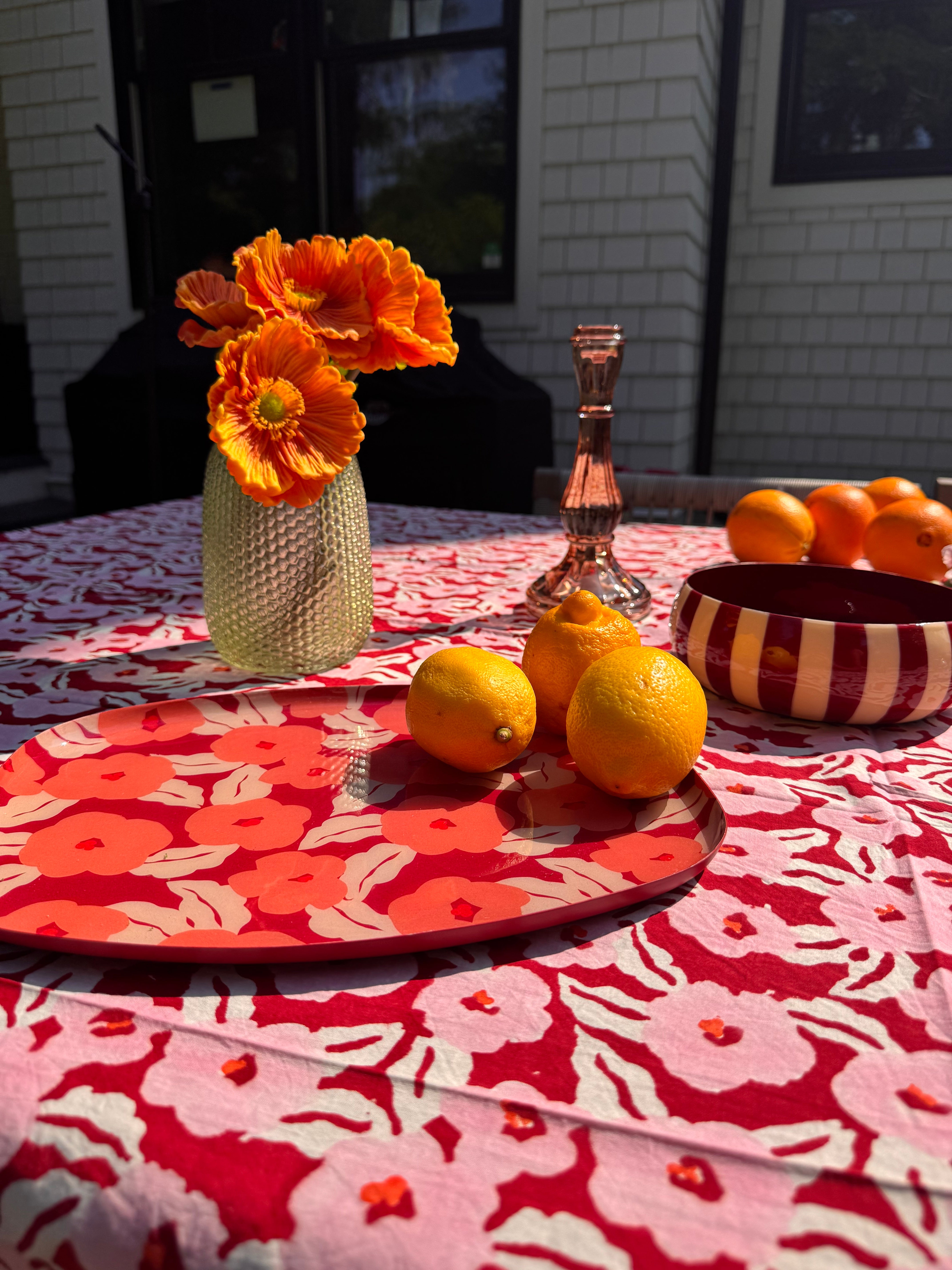 Le Plateau Coquelicots Oranges Tray
