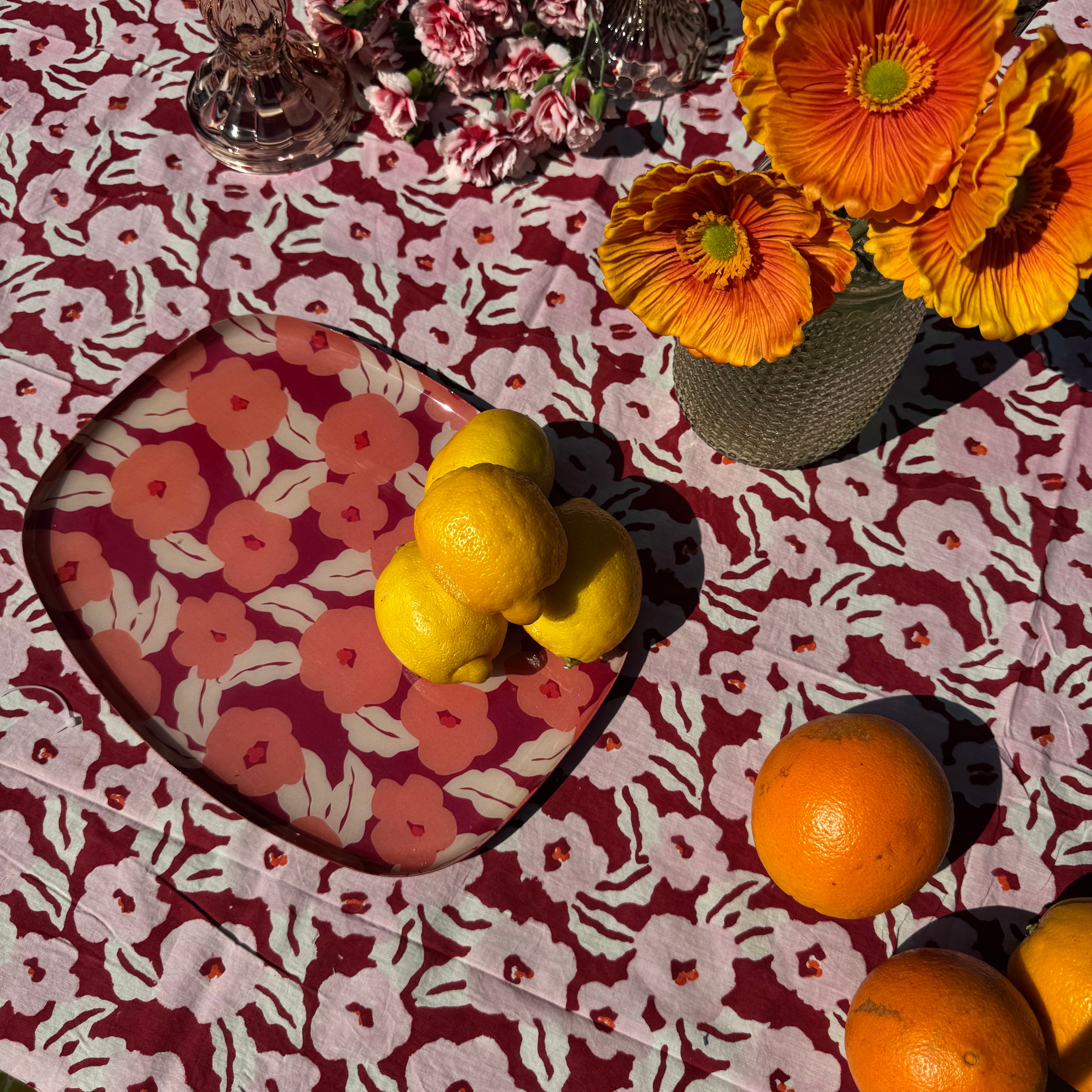 Le Plateau Coquelicots Oranges Tray