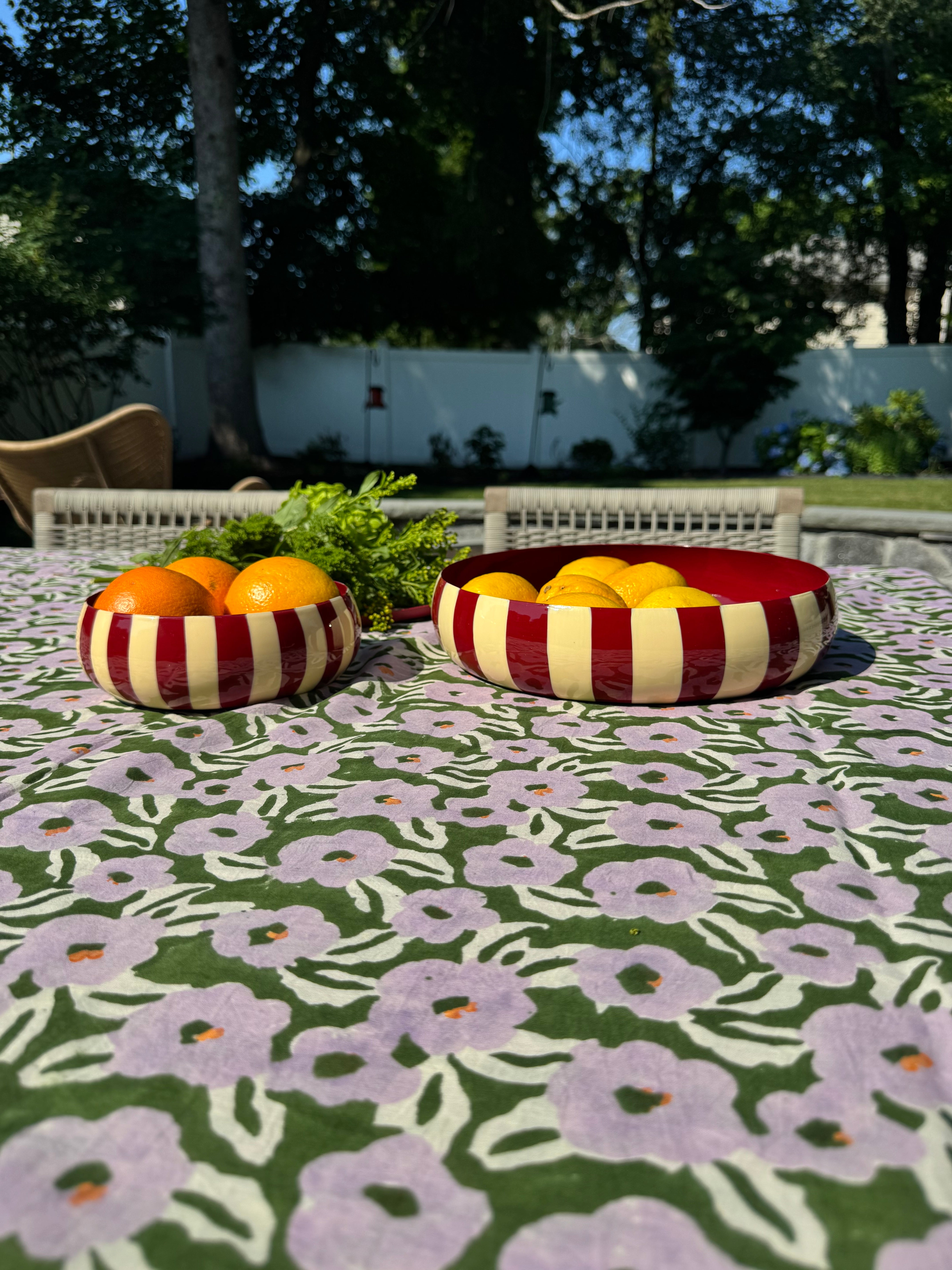 Linea Striped Serving Bowl