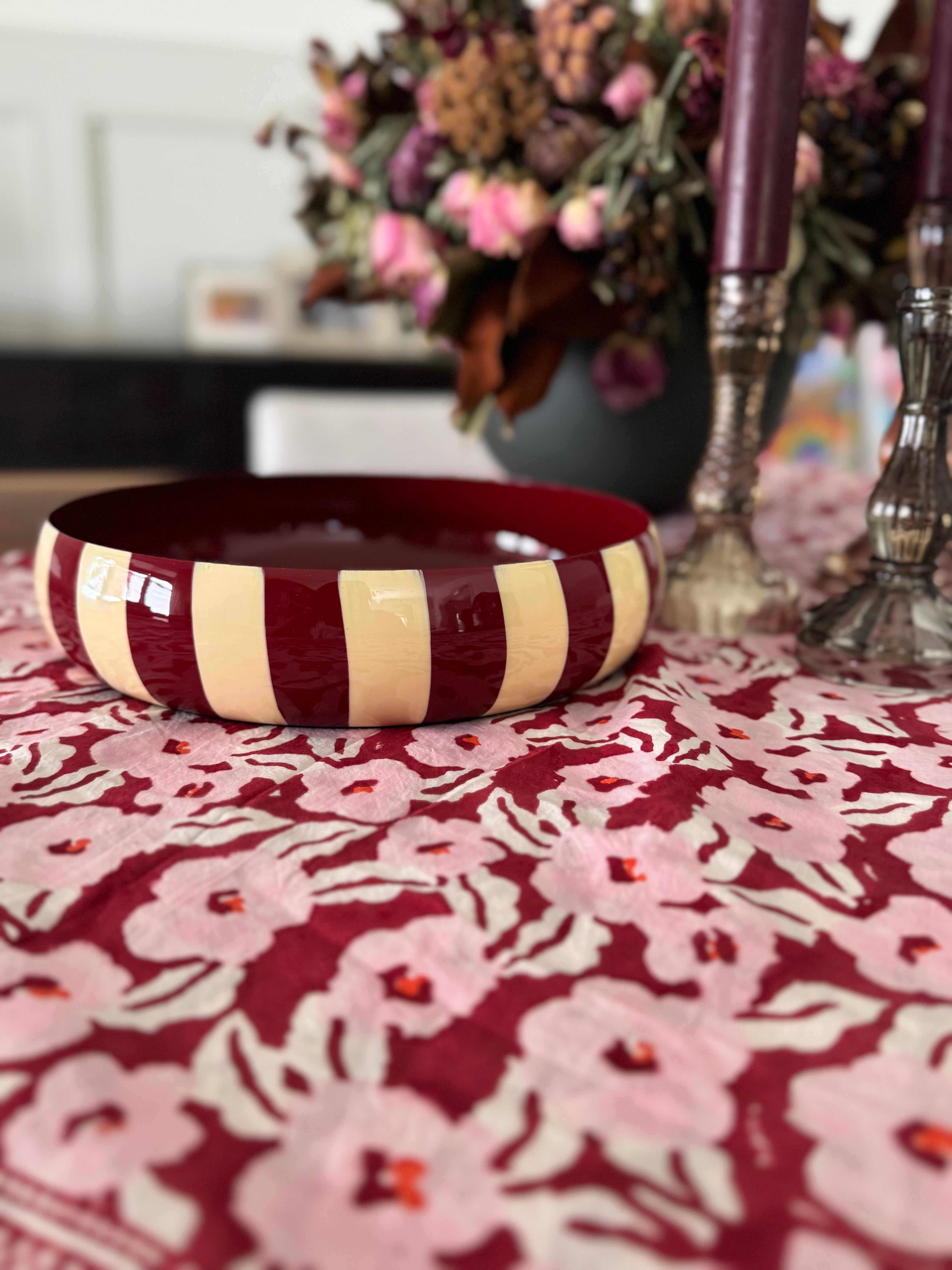 Linea Striped Serving Bowl