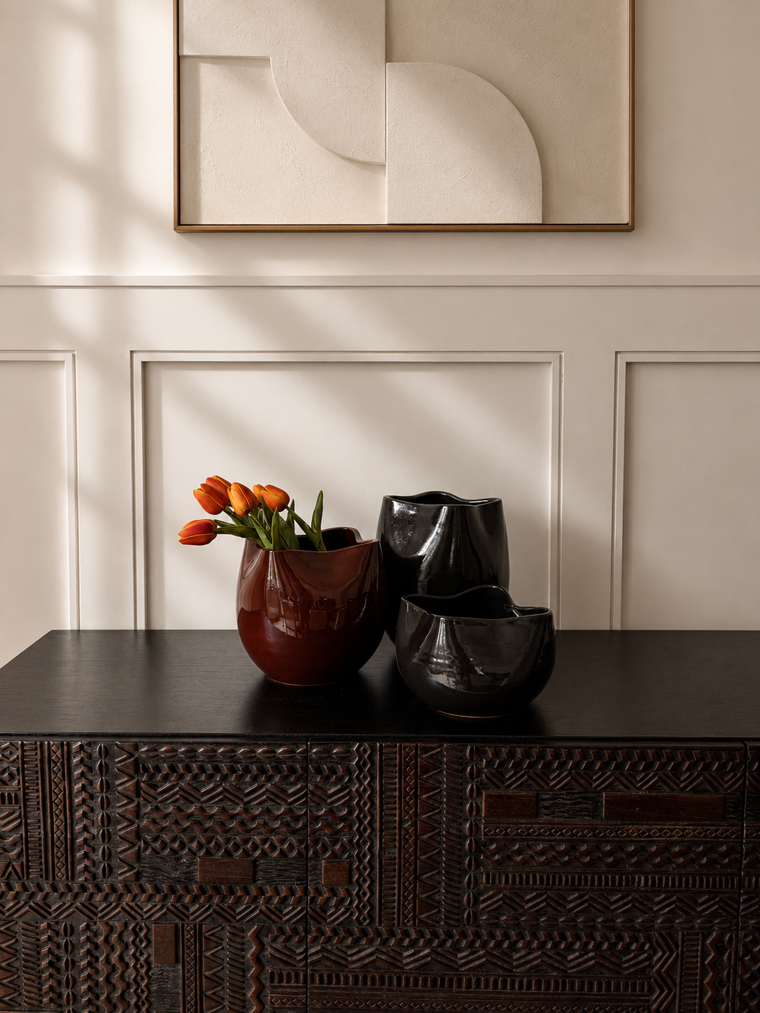 Rumi Modern Sculptural Ceramic Vessel