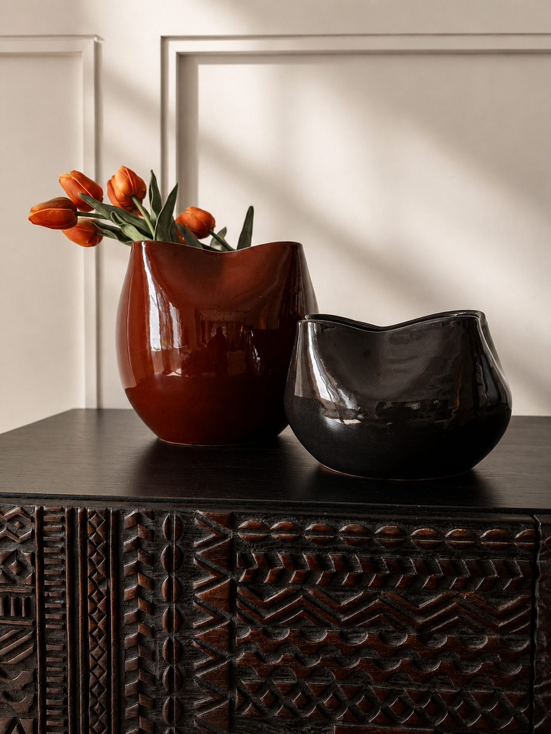 Rumi Modern Sculptural Ceramic Vessel