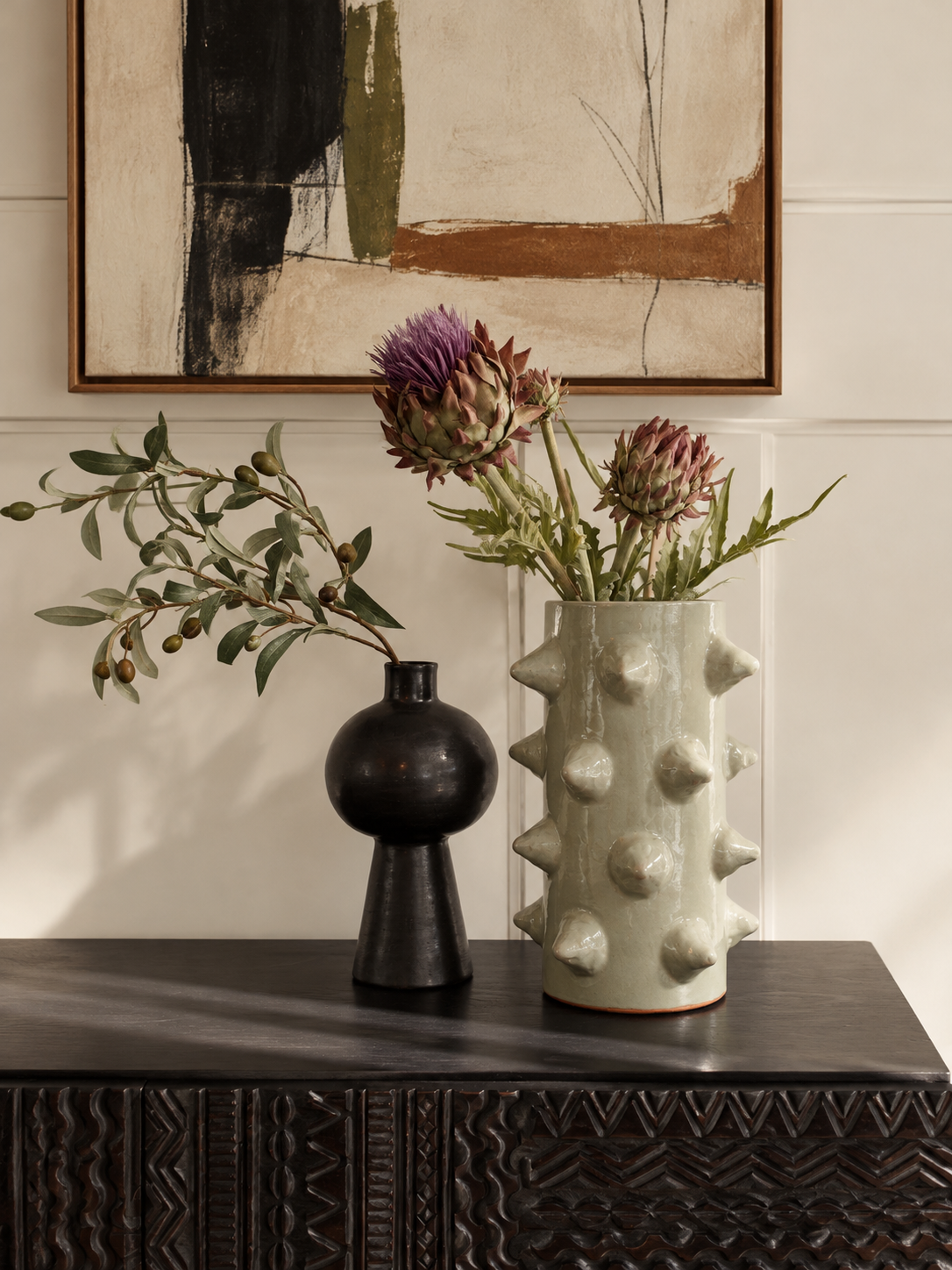 Atlas Sculptural d Ceramic Vessel