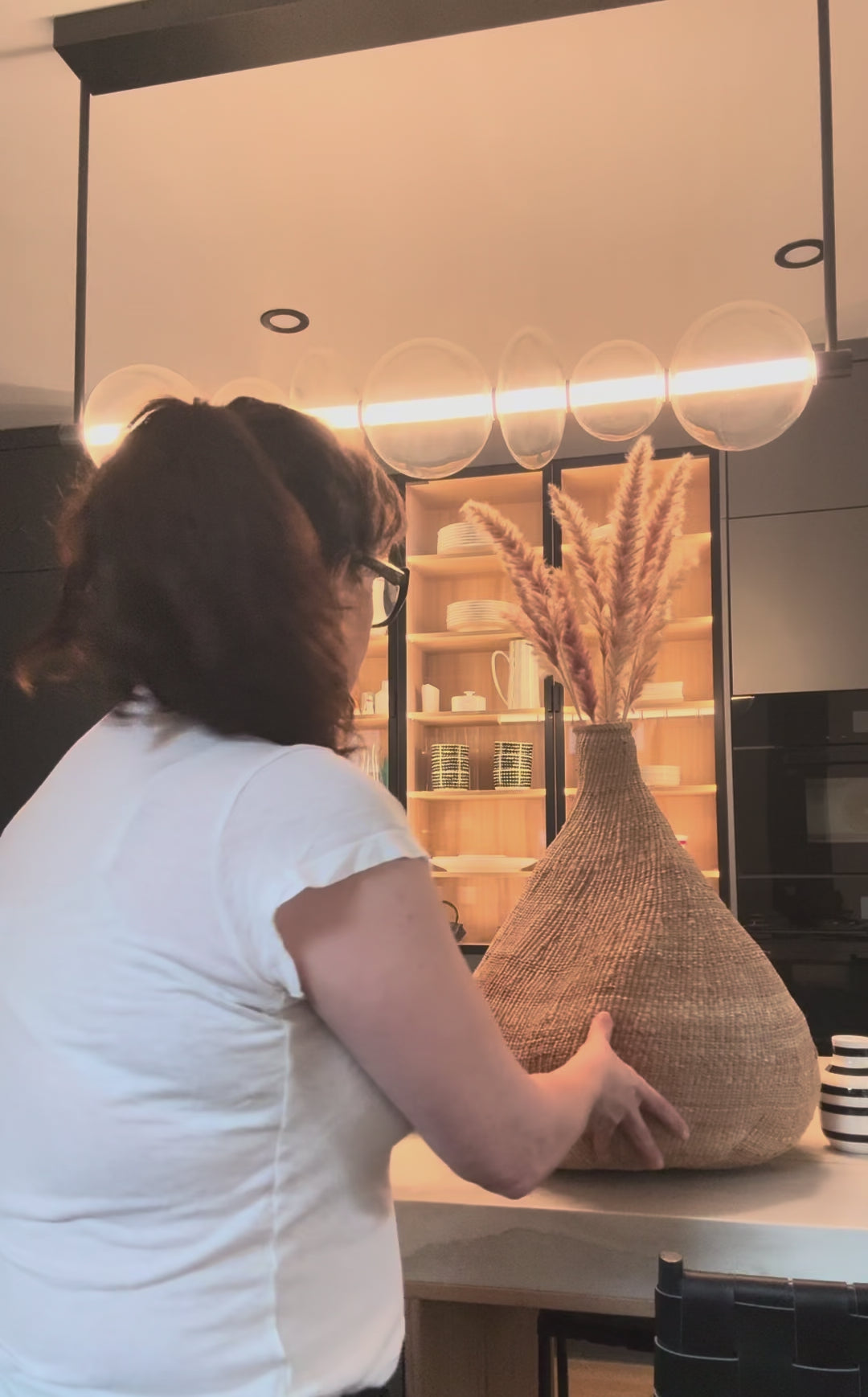 Load video: Noir Sculptural Ceramic Vessel
